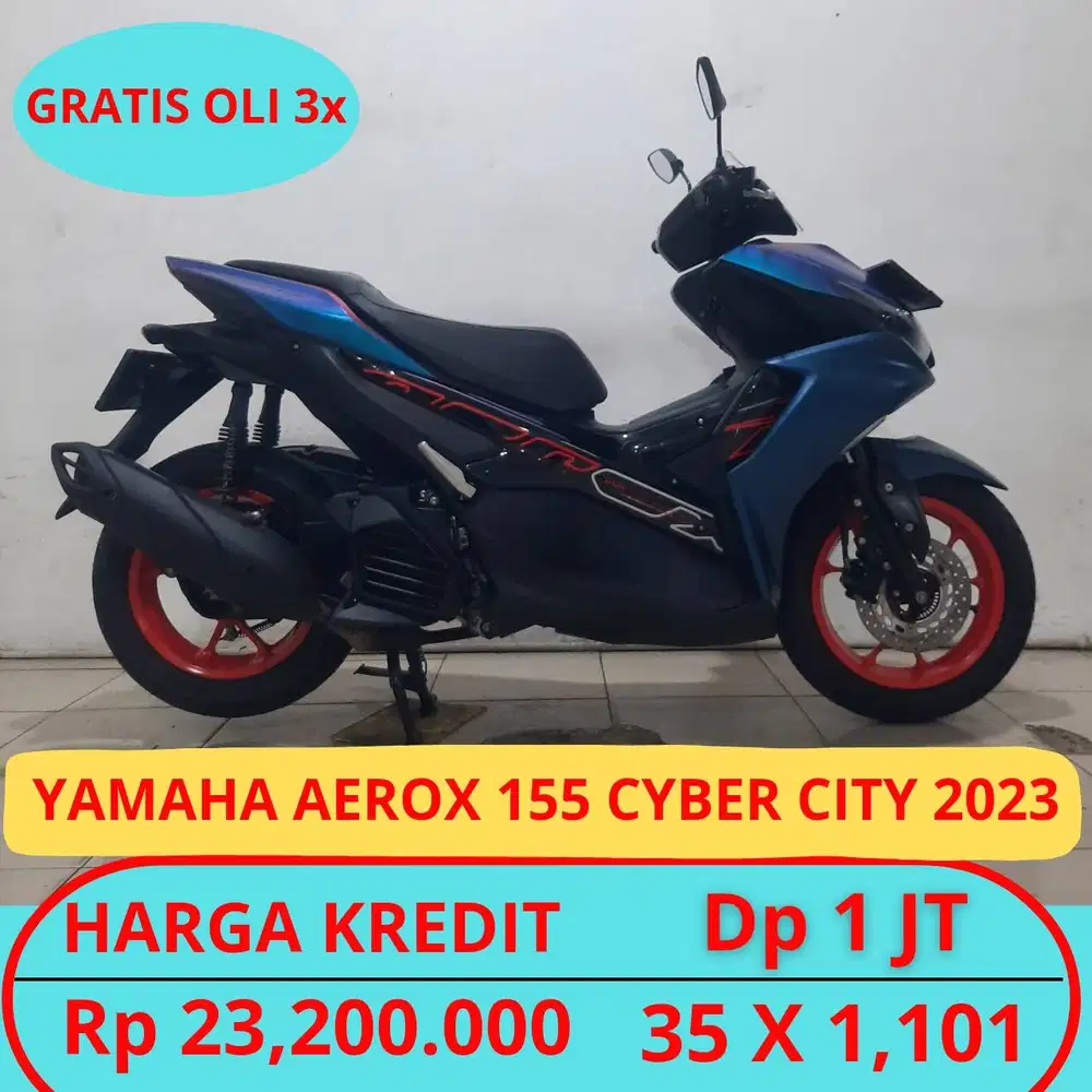YAMAHA AEROX 155 CYBER CITY 2023 DP HANYA 1 JT