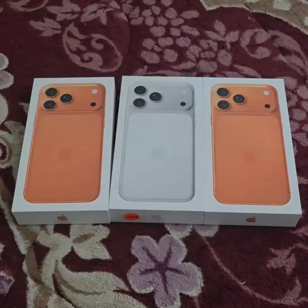 iphone 17 pro max 512gb resmi iBox,unit NEW/segel warna silver