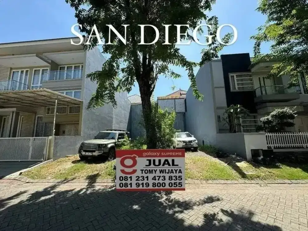 Tanah kavling pakuwon city cluster san diego surabaya timur