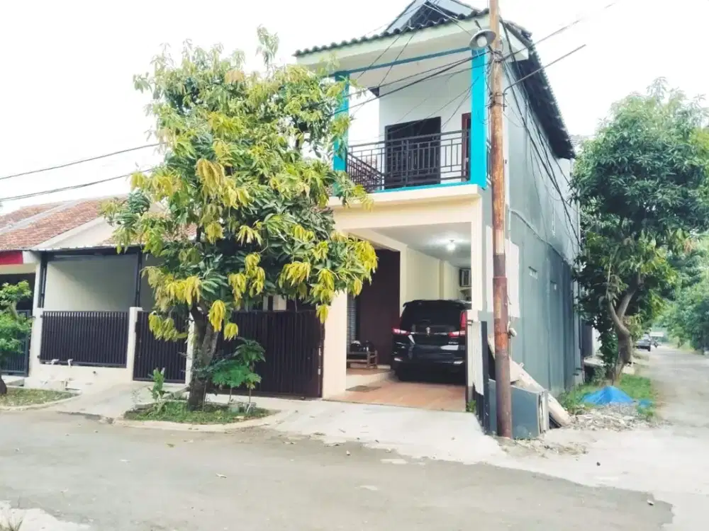 JUAL RUMAH FURNISHED POSISI HOOK DI PERUM ASABRI JATI ASIH BEKASI