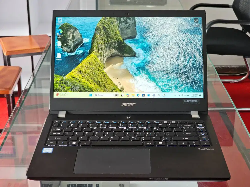 ACER TRAVELMATE X314-51 intel Core i5 Gen 8 Ram 16 GB SSD 512 GB Lampu