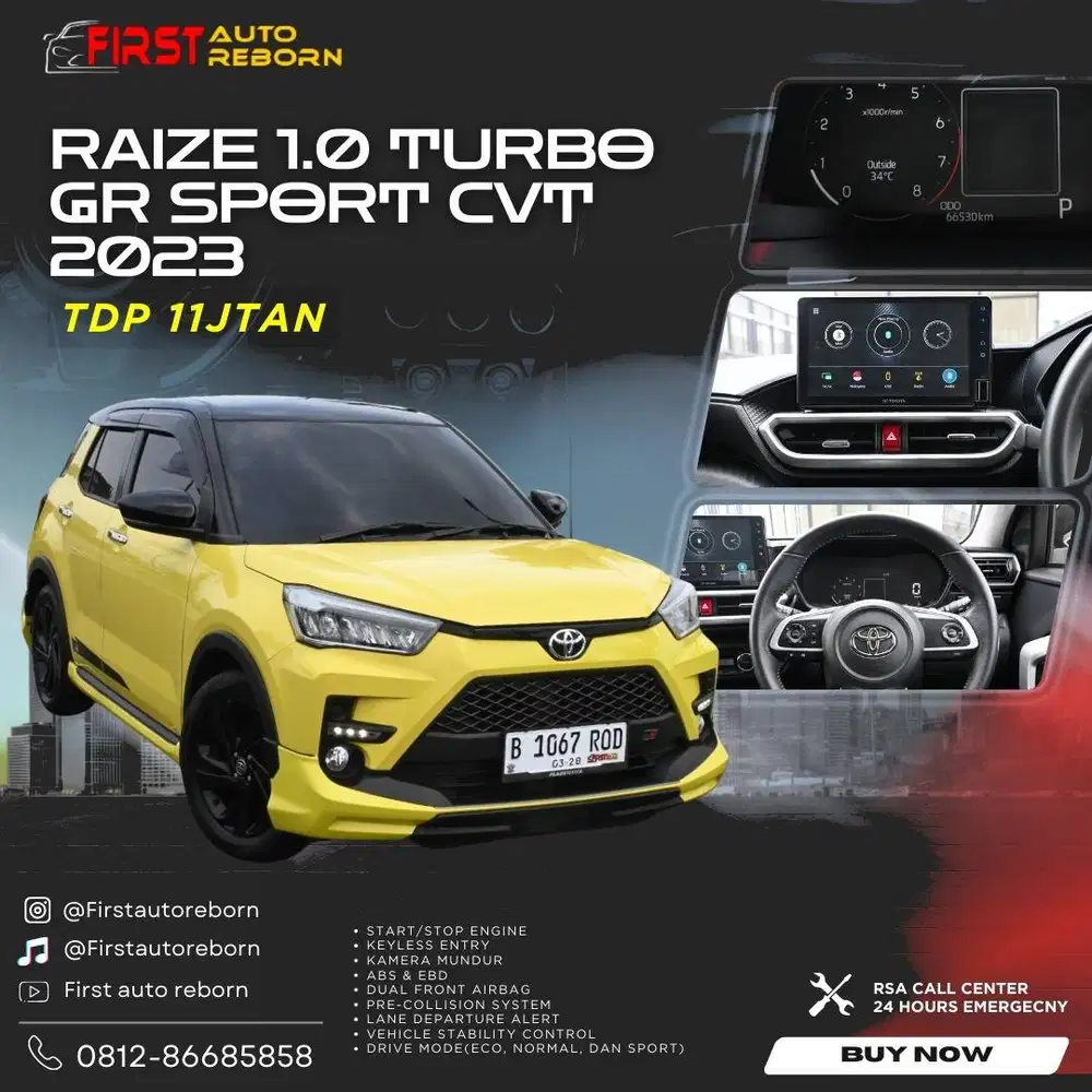 (TDP11jtan) Raize 1.0 Turbo GR Sport CVT 2023