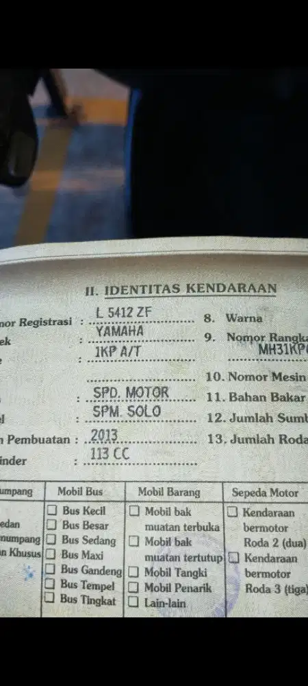 Yamaha mio soul gt 2013