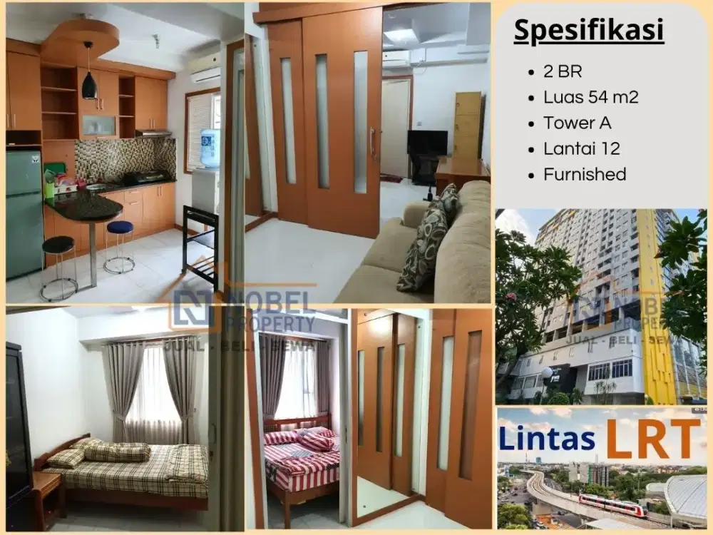 Disewakan Apartemen Mentes 2BR Furnished Unit Luas Lokasi Strategis Jakarta Pusat