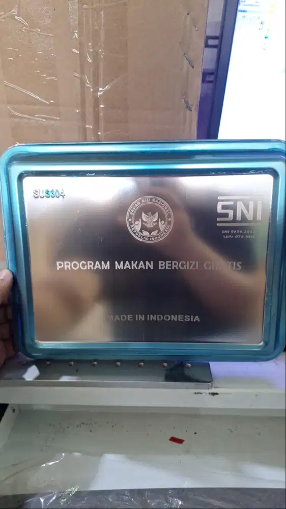 FOOD TRAY SUS304 SNI (ompreng)