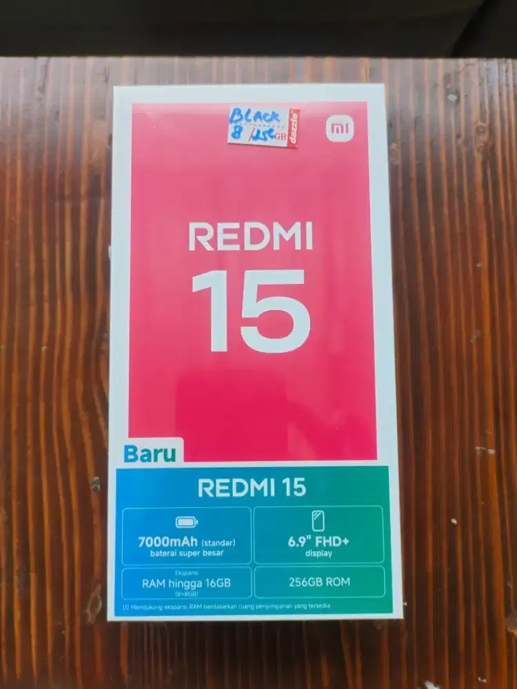 REDMI 15 8/256 BLACK