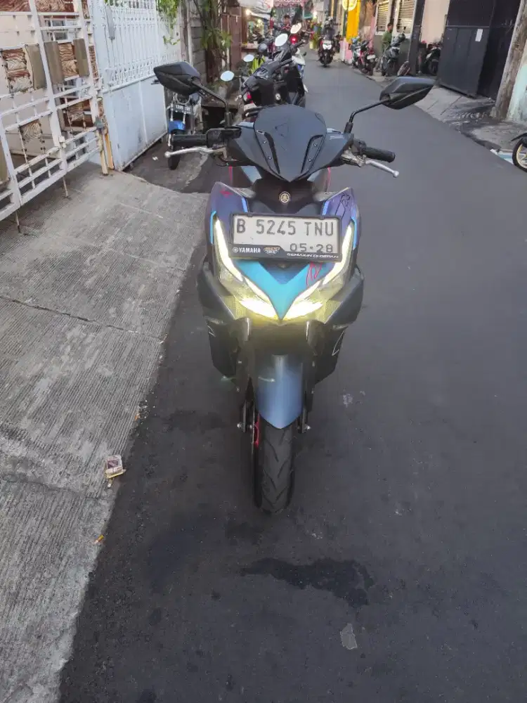 Yamaha aerox ciber city 2023 b dki km low super gress