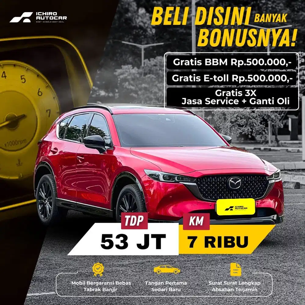 MAZDA CX-5 KURO AWD  KM 28RB PAJAK 03-26 PLAT B GANJIL