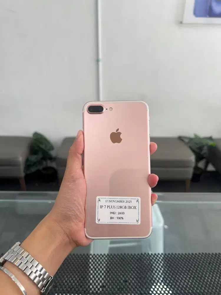 Iphone 7 plus 128GB ex ibox fullset terima tuker tambah/kredit