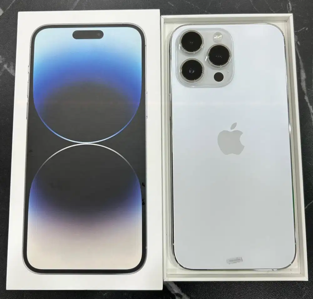 Iphone 14 Pro Max 512gb silver Ibox mulus fullset nominus