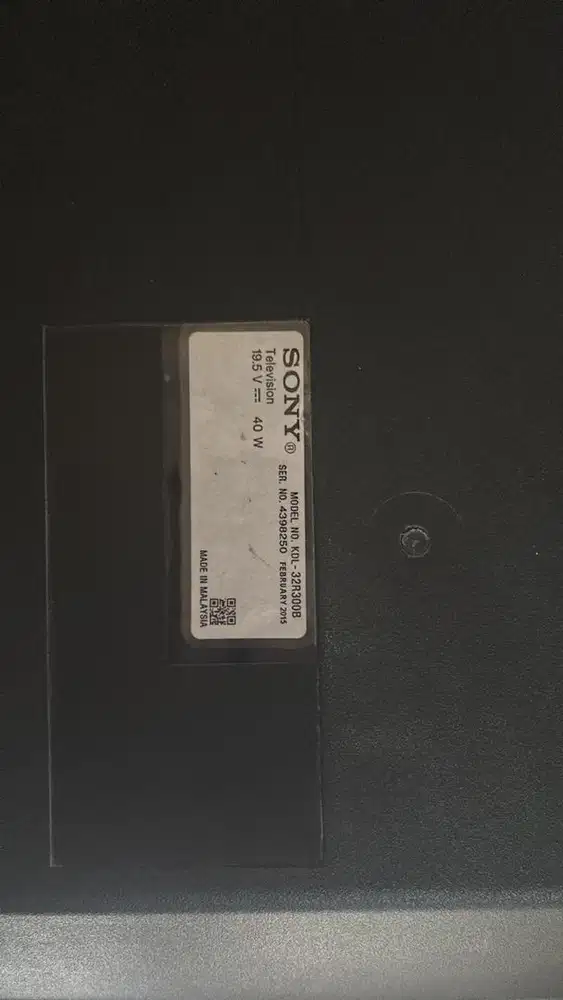 TV digital Sony 32 inch bekas