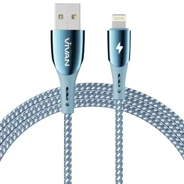 Vivan Data Cable VZL100S 2.4A Lightning Smart Power-Off 1m