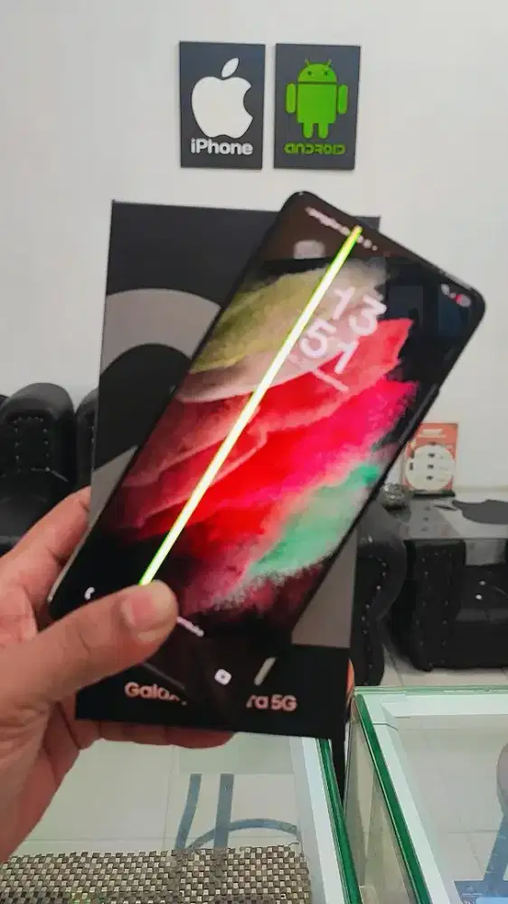 Samsung Galaxy S21 Ultra 5G 12/256GB Minus lcd bergaris