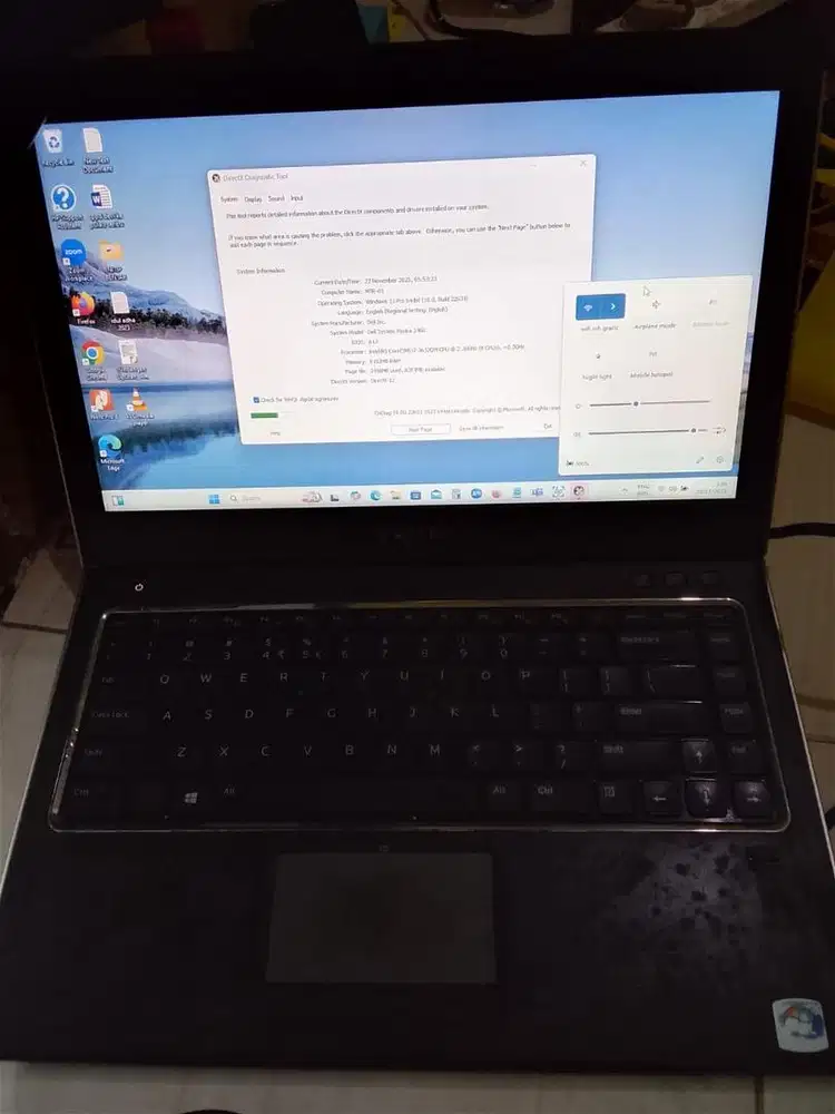 Jual cepat leptop Dell vastro core i7