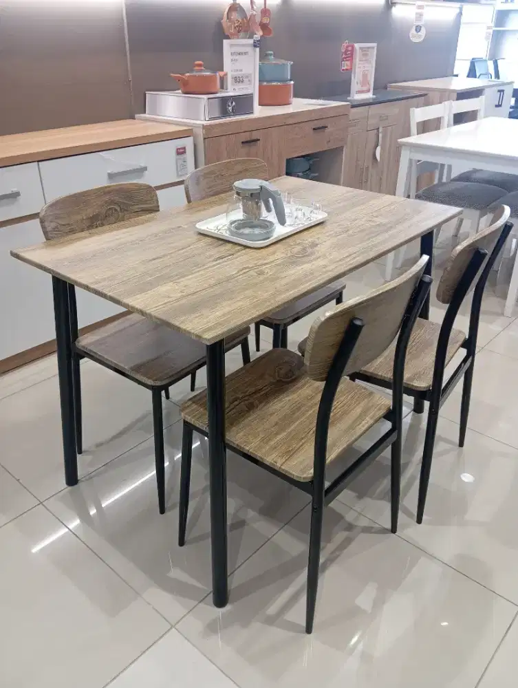 Ready stok baru! Set meja makan minimalis