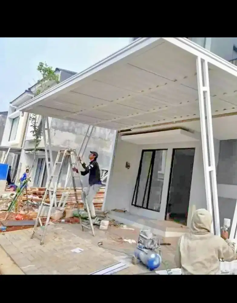 0002 kanopi atap upvc alderon twinwall double layer