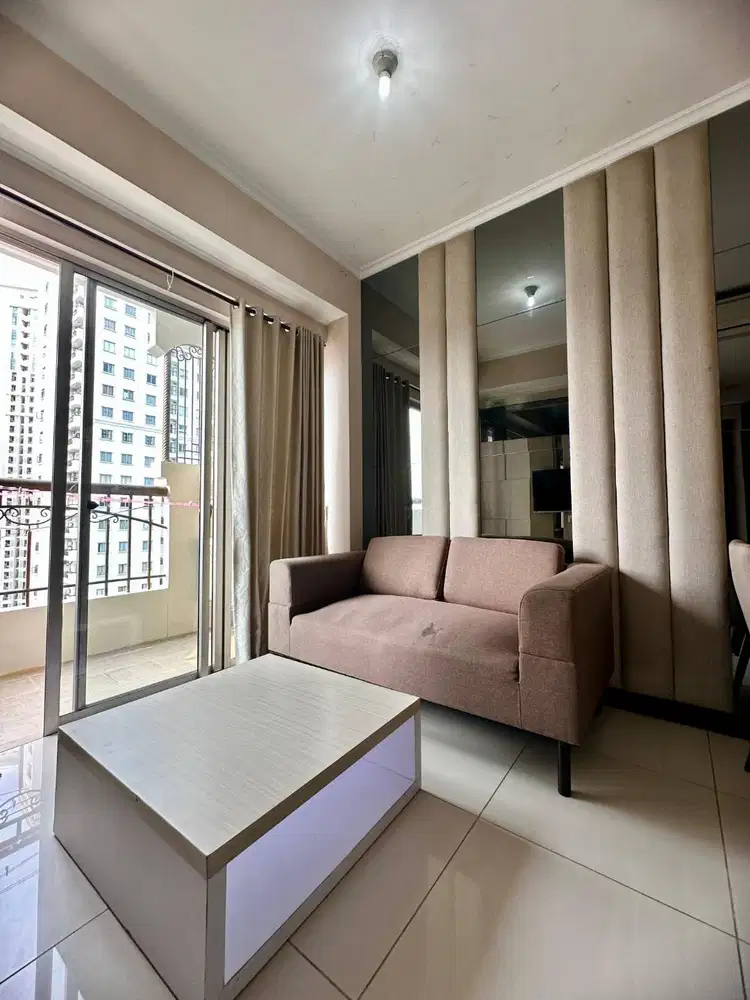 DISEWAKAN APARTEMEN WATERPLACE RESIDENCE 2BR FURNISHED MODERN LENGKAP