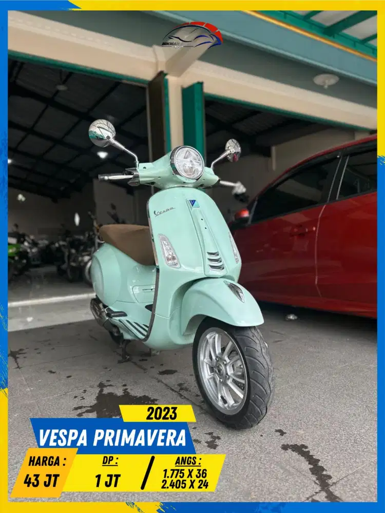 VESPA PRIMAVERA 2023 PLAT W READY LURR HIKMAH MOTOR KEPUH MALANG