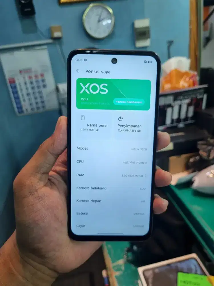 Infinix Hot 60i 8/256GB NFC Fullset