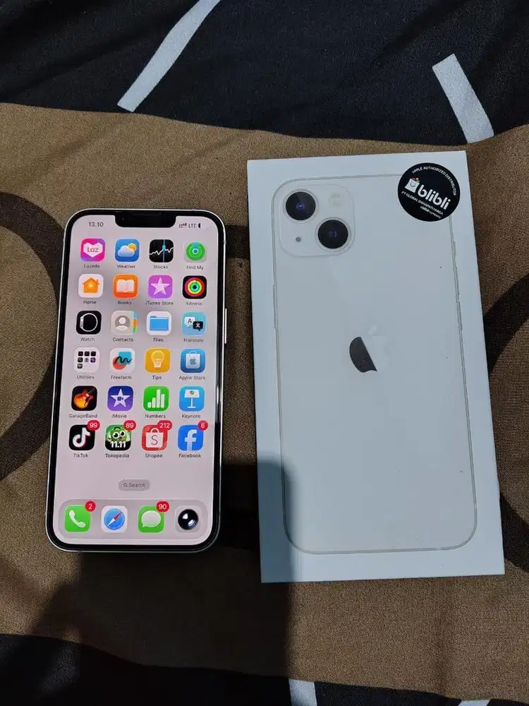 iPhone 13 128GB starlight Fullset BH 100%