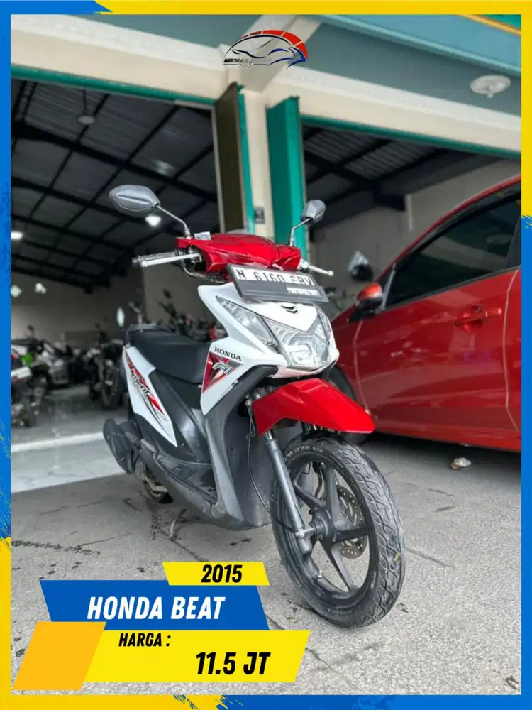 HONDA BEAT 2015 BEKAS BERKUALITAS HIKMAH MOTOR KEPUH MALANG