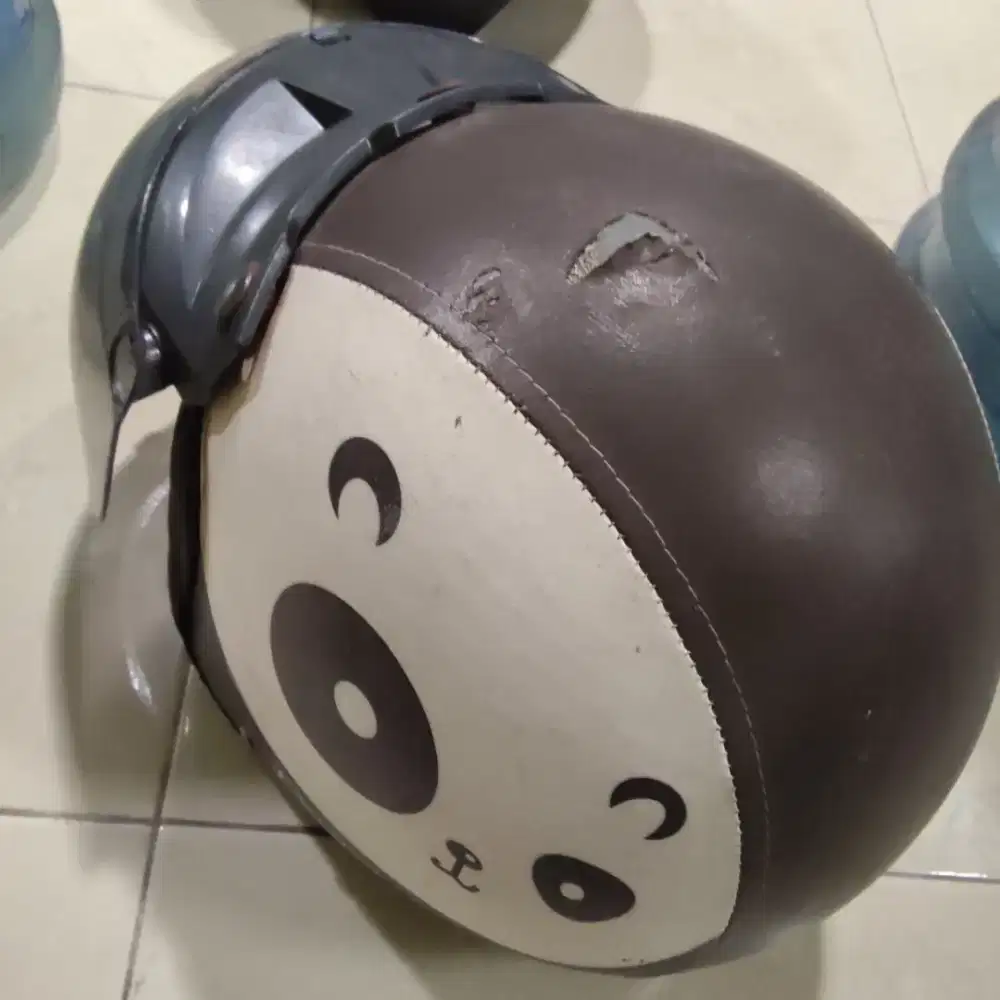 Murah Helm BOGO Gambar Panda Krapyak Kulon