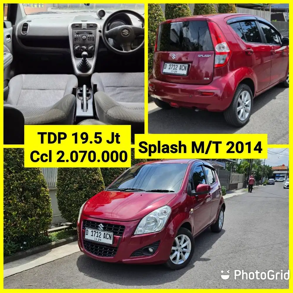 SUZUKI SPLASH M/T 2014 1 Tangan Istimewa Skl bisa KREDIT TDP 19.5Jt
