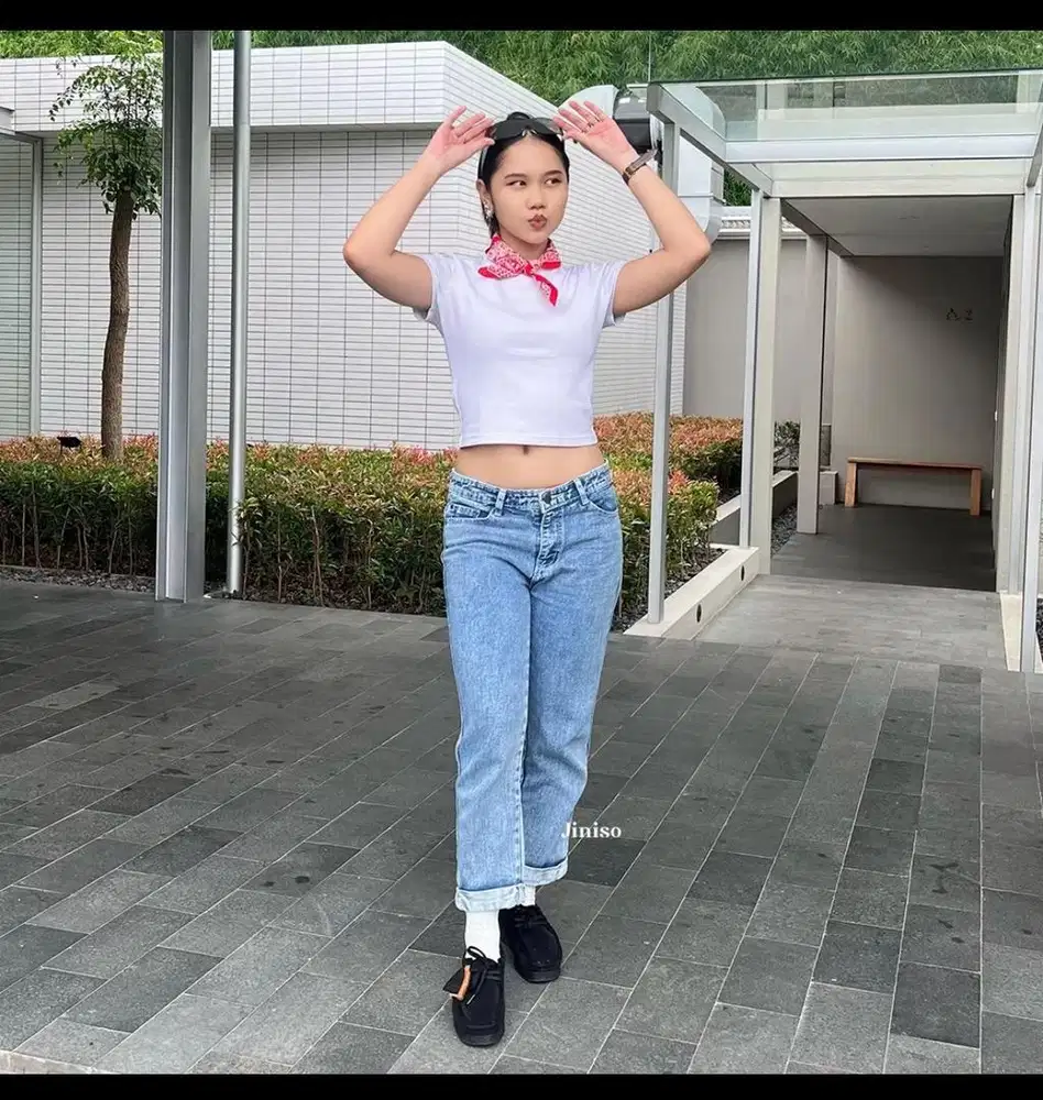 Jiniso Boyfriend Highwaist Jeans