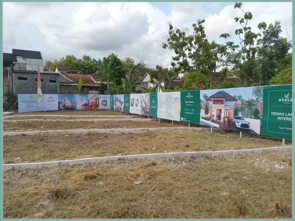 Tanah Dijual Dekat Lapangan Kasihan 100m ke Jl Utama Yogyakarta