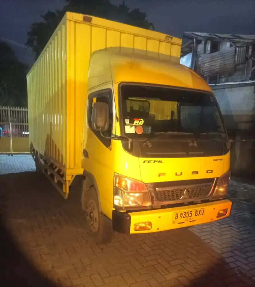 6 roda ban Long Mitsubishi Coltdiesel Canter FE 74 L box besi 2024 bok