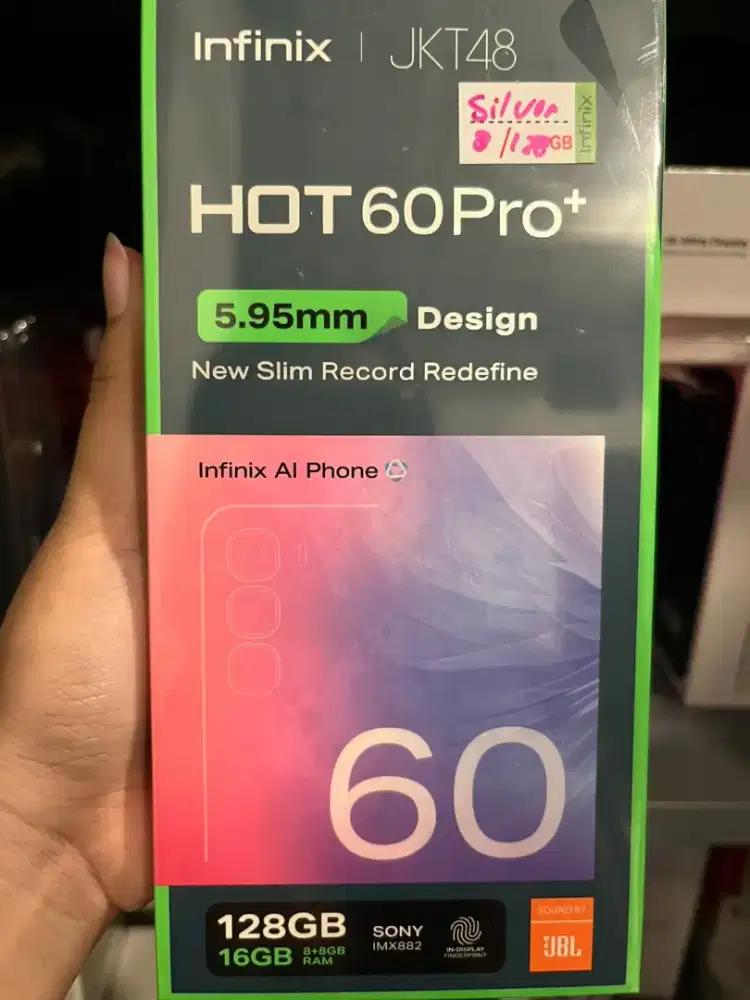 Dijual new infinix HOT 60 PRO+ Ram 8/128 GB