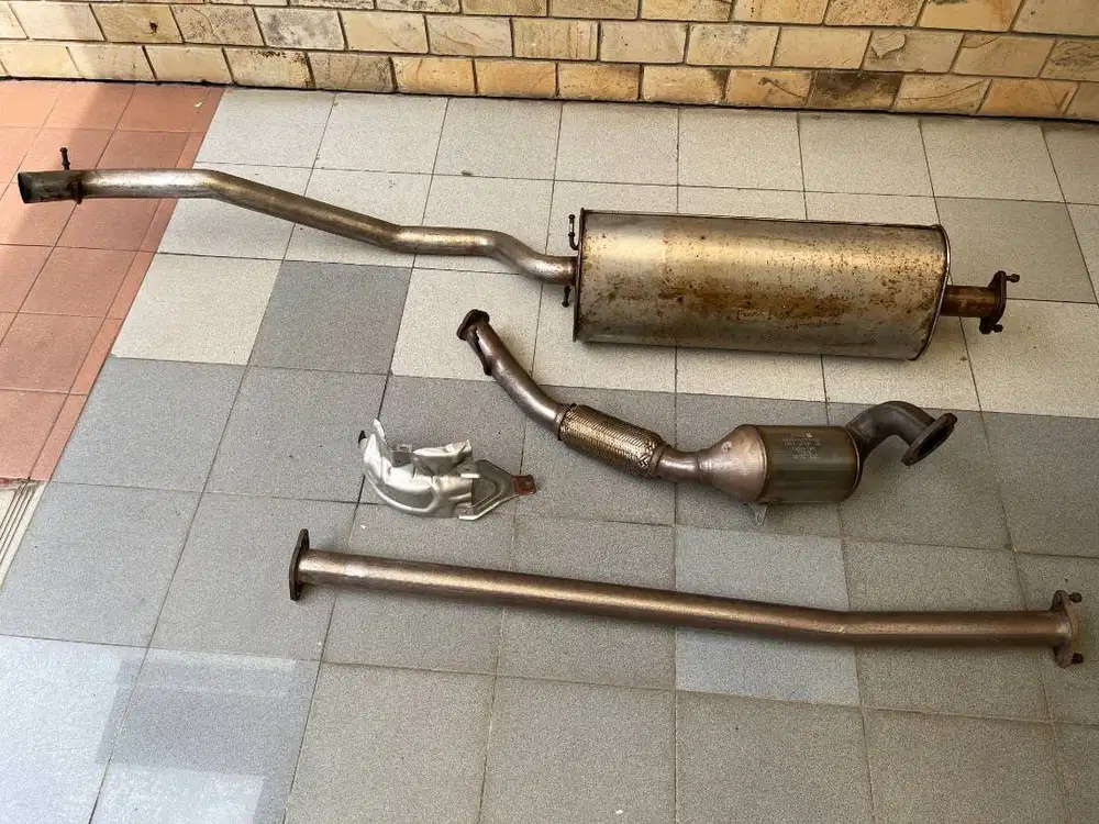 Knalpot Full Sistem Original FORD Ranger XLT 3.2