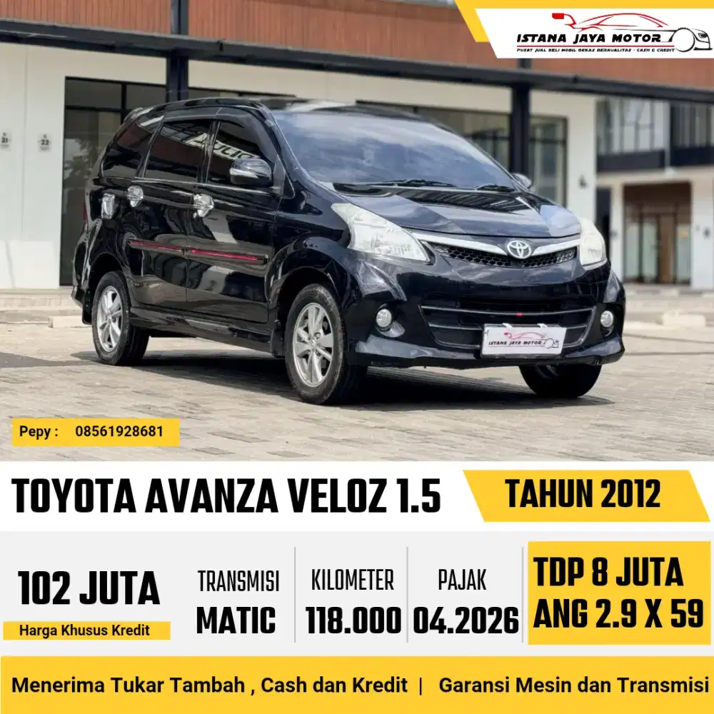 TOYOTA AVANZA VELOZ 1.5 AT 2012