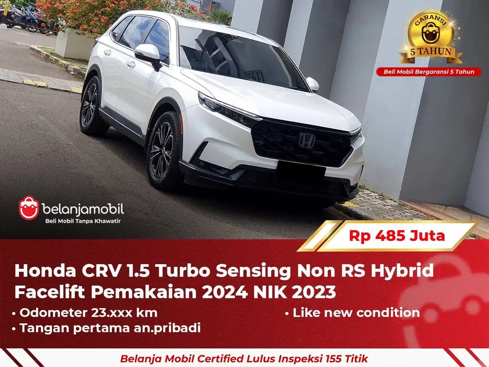 [ GARANSI 5TH ] Honda CRV CR-V CR V 1.5 Turbo Non RS Hybrid 2023 2024