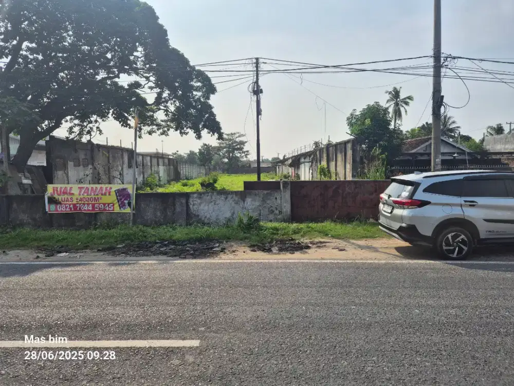 Tanah di jual tepi jalan raya candimas natar