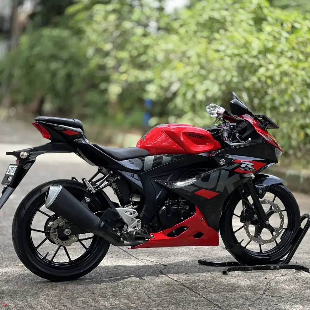 KM 5K AJA! SUZUKI GSX 150R 2021 MERAH HITAM PAJAK PANJANG GASPOL