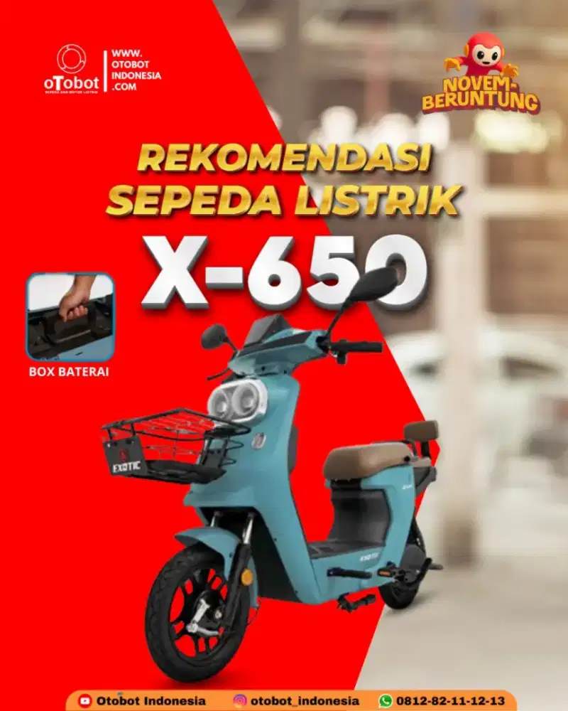 SEPEDA LISTRIK X650