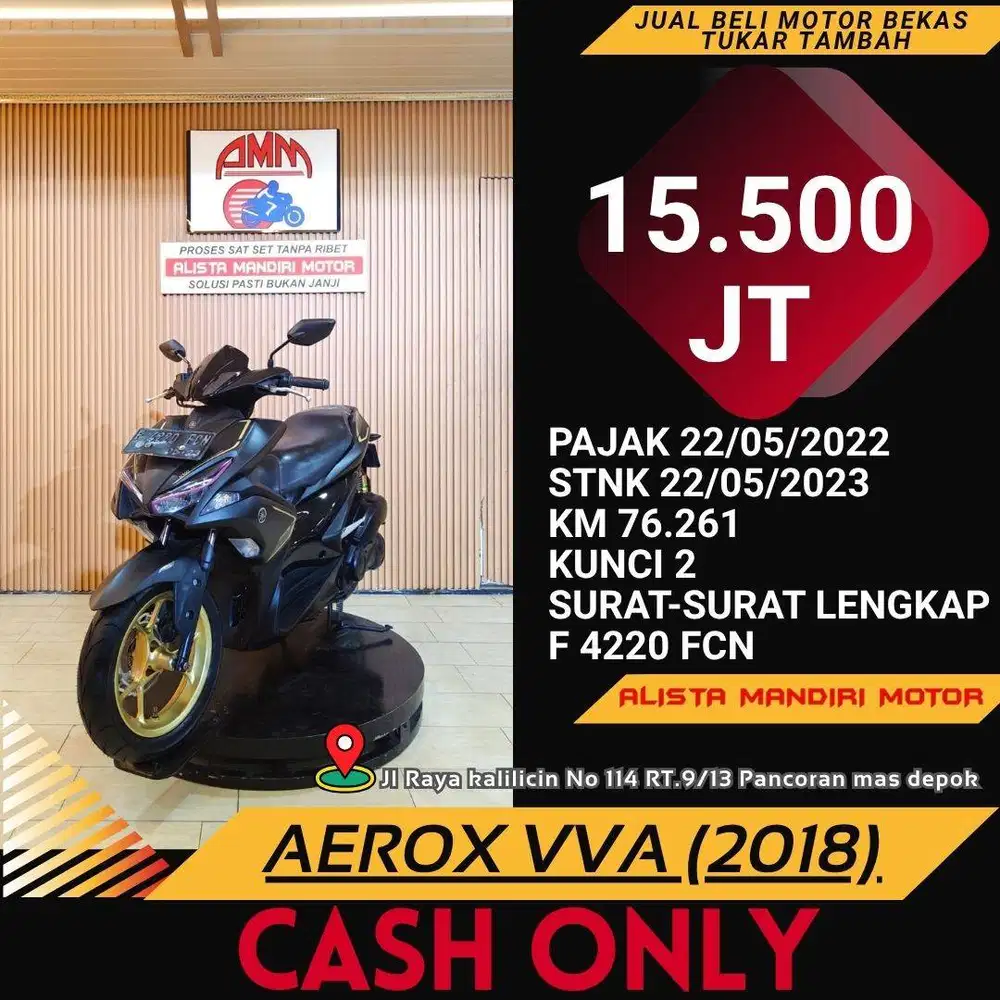 AEROX VVA 2018 CC 0% KREDIVO TOKPED SPAYLETTER INDODANA GOPAYLETTER MO
