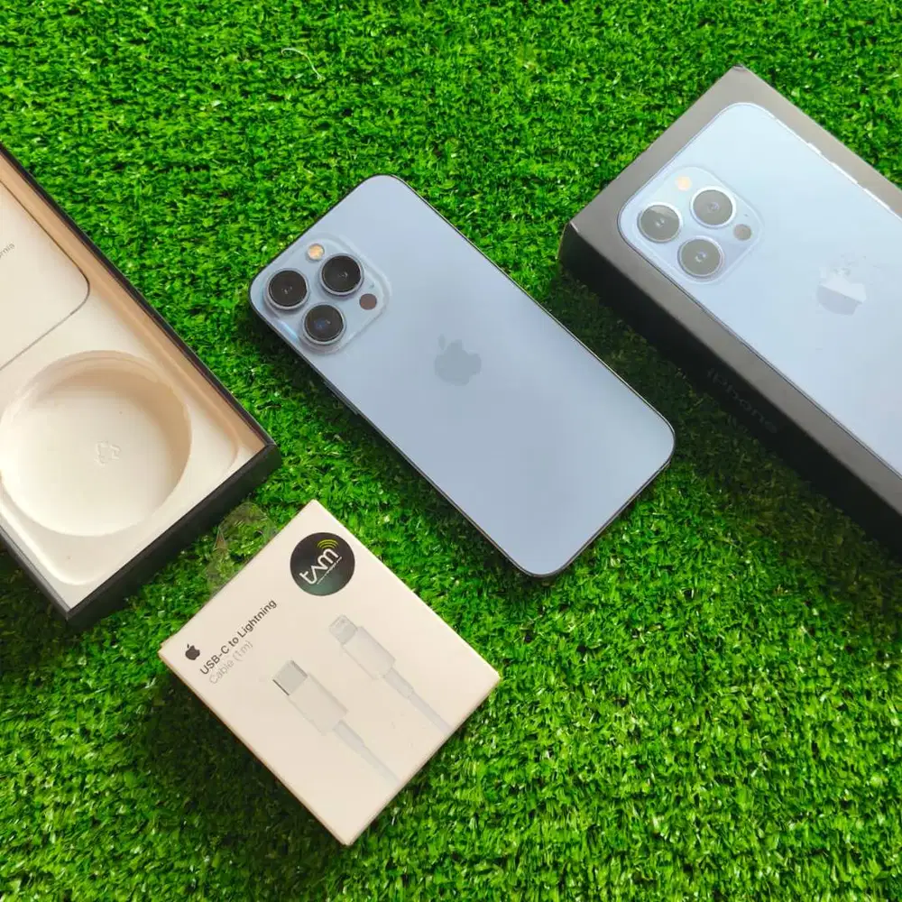 iPhone 13 Pro 128Gb Sierra Blue Bh 75% Mesin normal Kondisi 97%