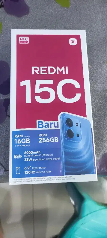 XIAOMI REDMI 15C 8+8/256 100% BARU