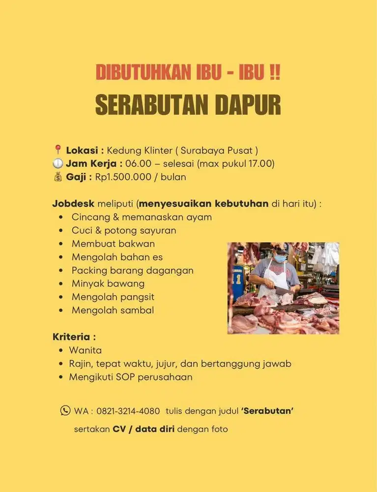 LoKer IBU IBU (Dapur)