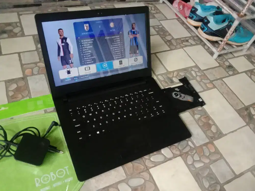 Laptop LENOVO Slim + Internal 500 Gb + Bonus Mouse + Batre Awet