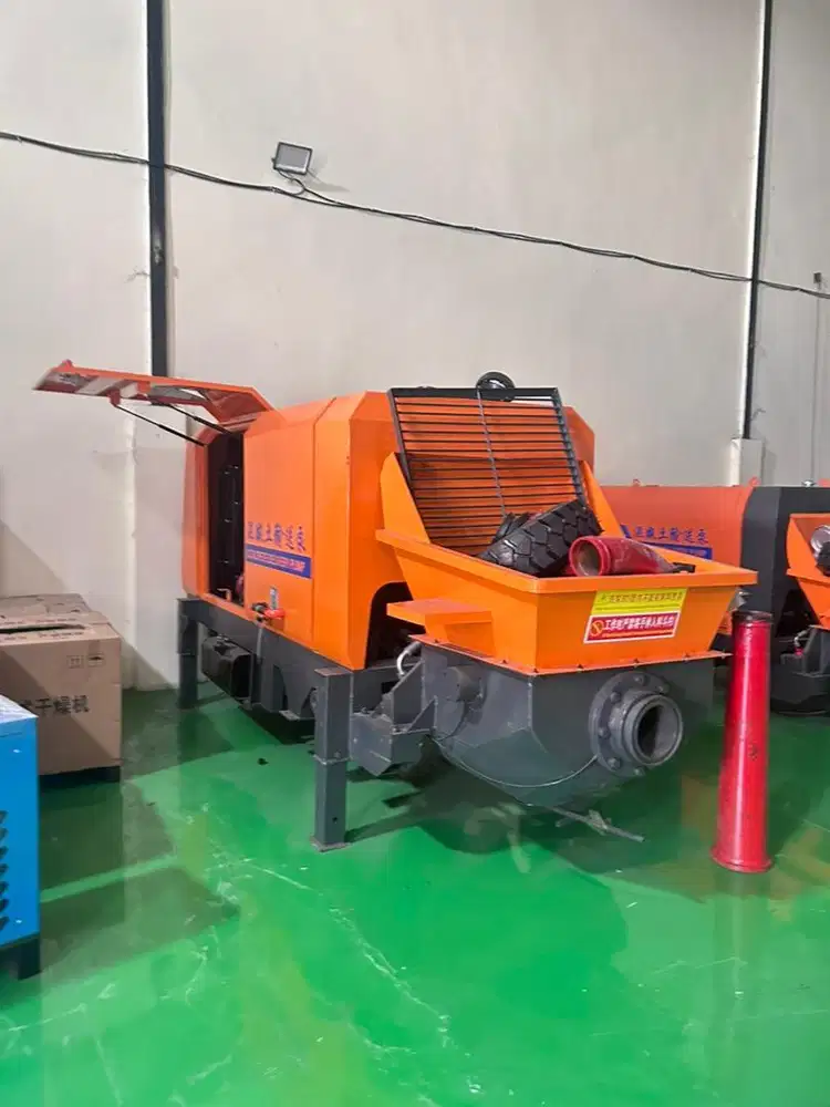 concrete pump kodok / pompa beton mini