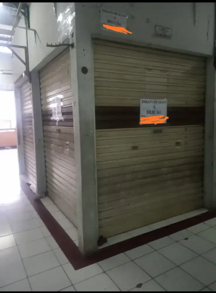 Dijual / dikontrakan rumah dan kios ada