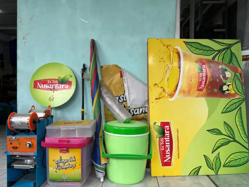 Paket lengkap usaha es teh nusantara