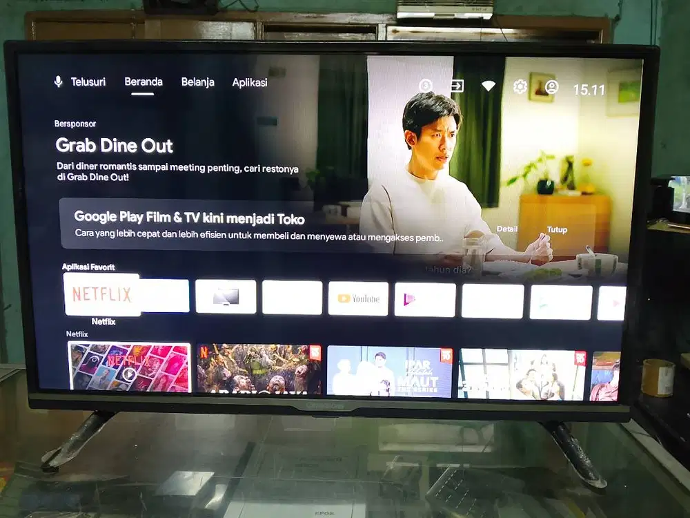 DIJUAL ANDROID 11 CHANGHONG 32 inc