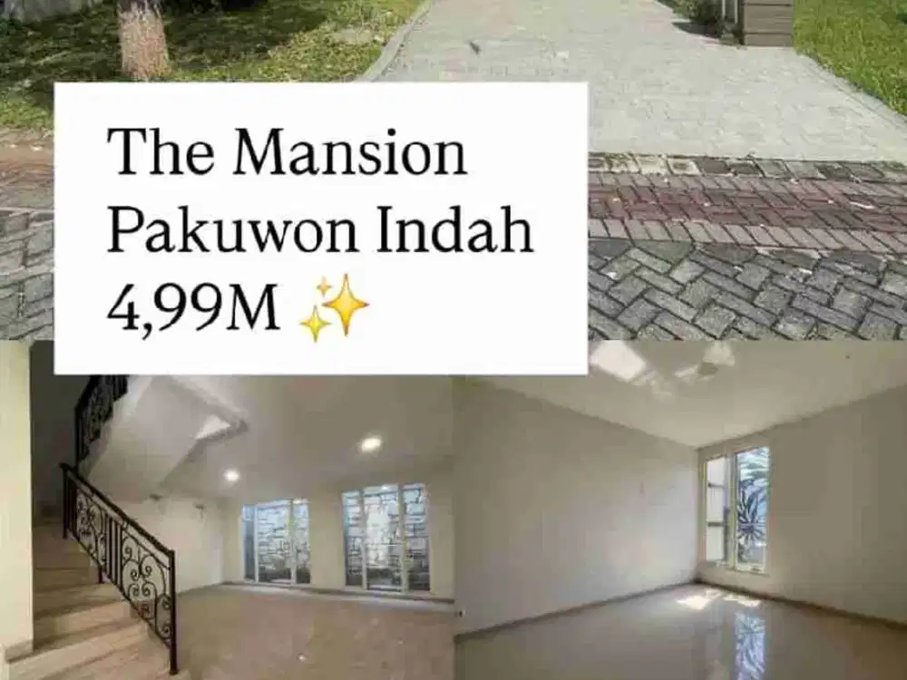 JUAL RUMAH PAKUWON INDAH MINIMALIS BAGUS SIAP HUNI LUAS 190 MURAH