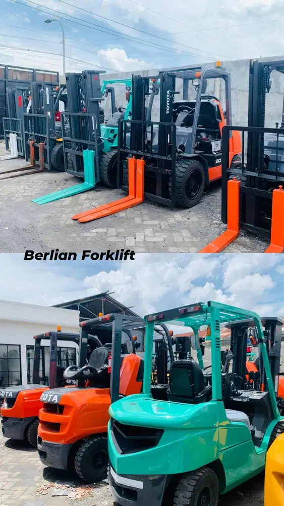 READY FORKLIFT BEKAS BERKUALITAS TERSEDIA BERBAGAI MERK DAN KAPASITAS