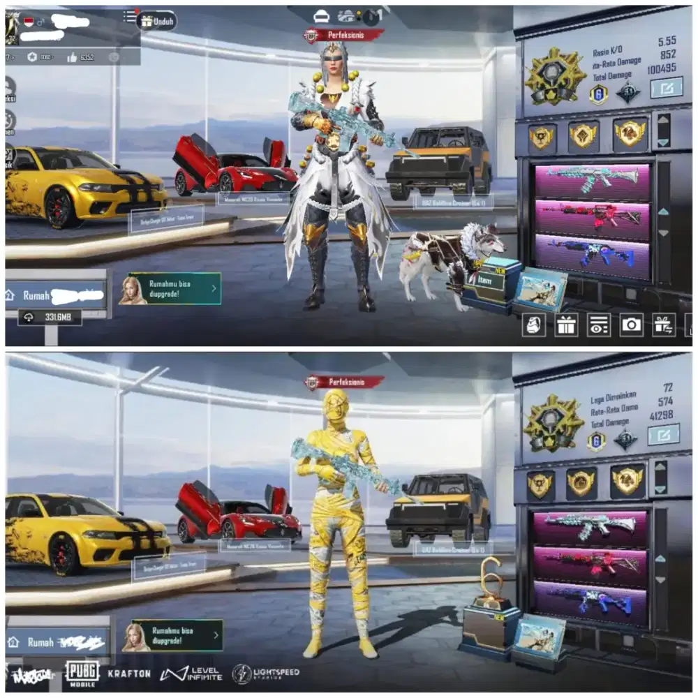 Akun Pubg M Mumi Gc max Sportcar murah