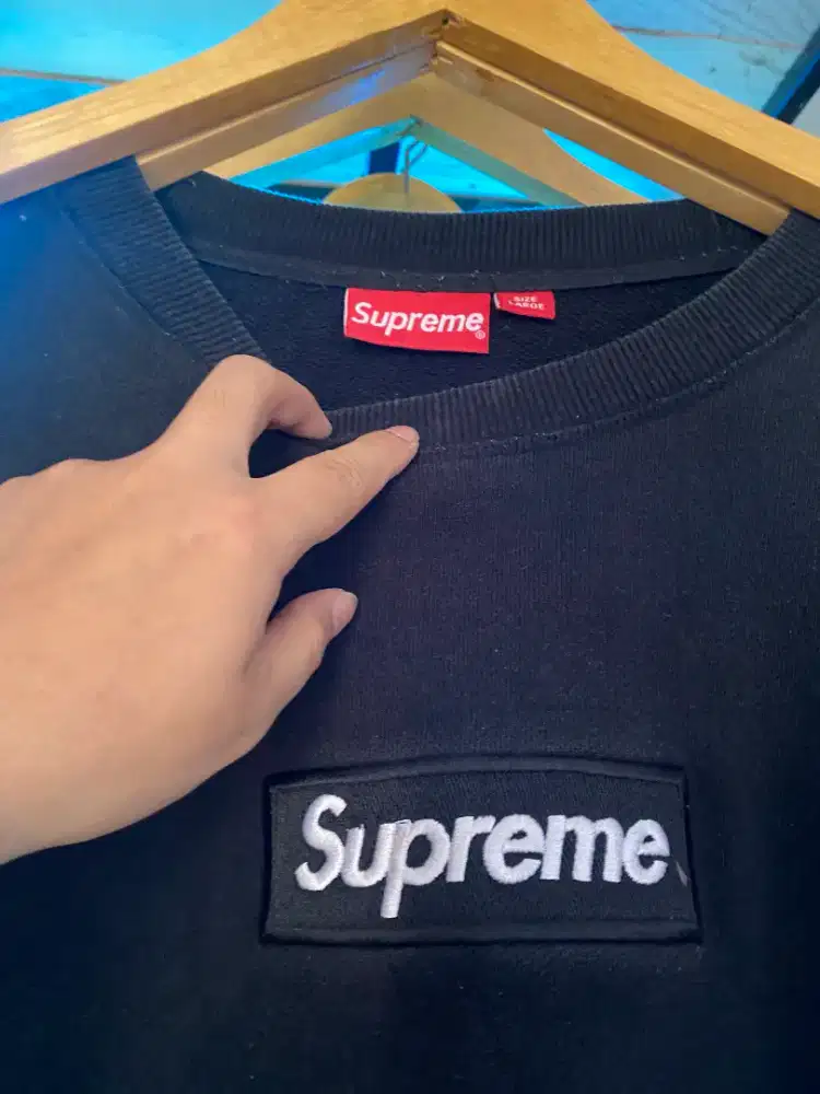 Jual murah Crewneck Supreme ORI thrift
